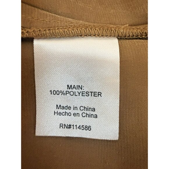 Sam & Lavi ANTHROPOLOGIE Gold Sleeveless Cocktail Dress Size Medium $198 - Picture 13 of 14